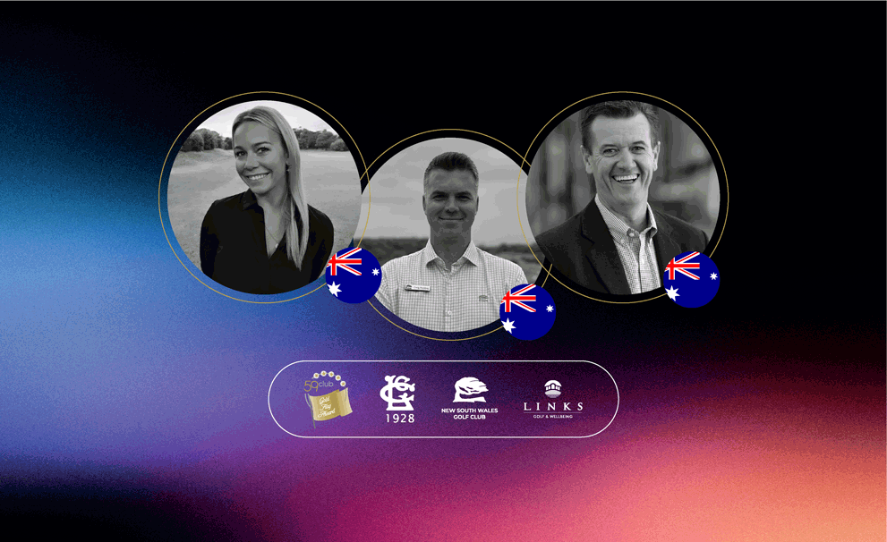59club Gold Flag Venue leaders Jade Henderson, Craig Stickling and David Hogben